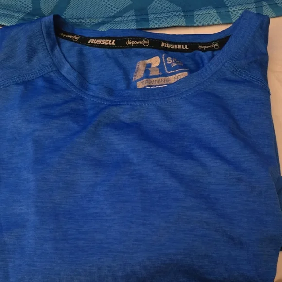 2 Russell Athletic Electric Blue Short Sleeve Tee - Picture 4 of 8